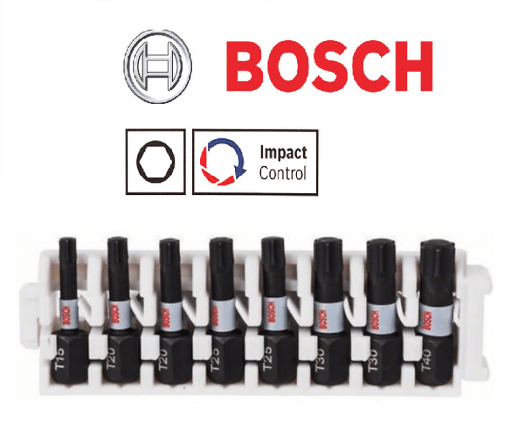 Bosch Impact Control TORX T15T40 Screw driving bit set