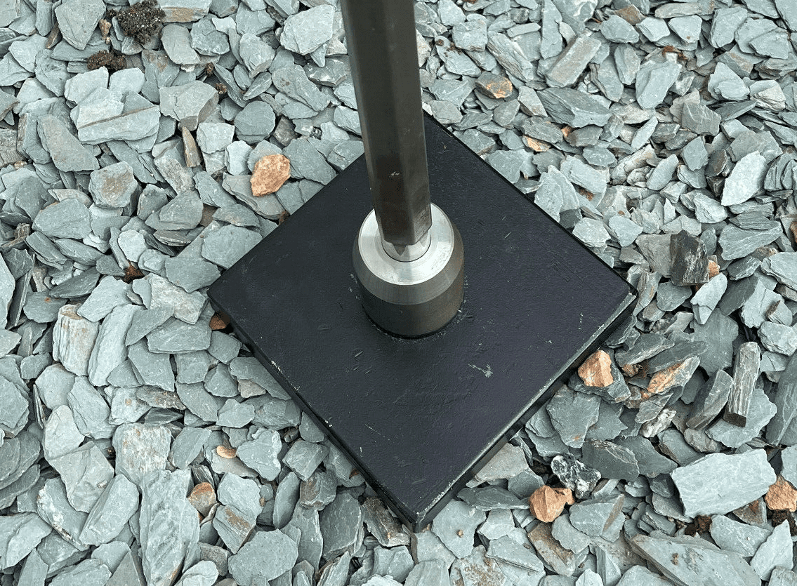 Tamper plate 150 mm x 150 mm Taper fitting to fit Kango K9